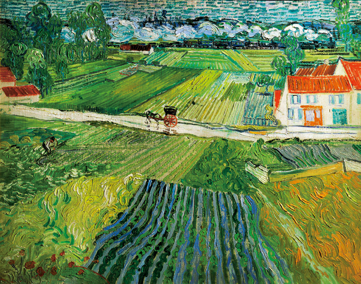  文森特·威廉·梵高  Vincent Willen Van Gogh —— 奥威尔雨后的风景